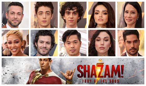 shazam fury of the gods cast list